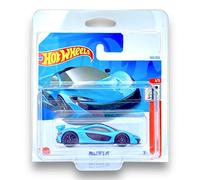 Hot Wheels McLaren P1 (Light Blue) 1/5 Quarter Mile Heroes - 2024-165/250 (Short Card) - COMES IN A GENUINE KLAS CAR KEEPER PROTECTOR CASE - HTB85