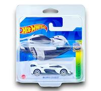 Hot Wheels McLaren Solus GT (White & Black) 10/10 HW Exotics - 2023-250/250 (Short Card) - COMES IN A KLAS CAR KEEPER SHORT CARD PROTECTOR CASE - HKG70