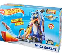 Hot Wheels FTB68 City Mega Garage Connectable Play Set with Diecast and Mini Toy Car