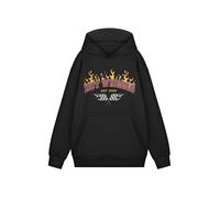 Hot Wheels Mens Black Hoodie | Classic Long Sleeve Pullover Sweatshirt Est 1968' Graphic Design | Casual Wear Top for Everyday Comfort | Varsity Style Apparel for Men