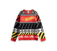 (Large) Hot Wheels Christmas Jumper (Mens Multicoloured)