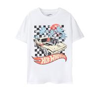 (3XL, White) Hot Wheels Mens Sunset T-Shirt