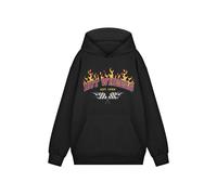 Hot Wheels Men's Varsity Hoodie | Black | Officially Licensed Merch | Size: Large Hot Wheels Black L