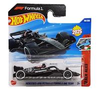 Hot Wheels Mercedes-AMG Petronas Formula One Team - Track Aces 1/5 - HYX78 - Short Card - F1 Racing Car - Mattel 2025-1:64