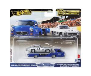 Hot Wheels - Mercedes-Benz 300 SL and '55 MB Blaues Wunder 2 Vehicle Set (#70)