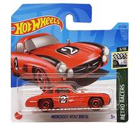 Hot Wheels - Mercedes-Benz 300 SL - Retro Racers 3/10 - HKH02 - Short Card - Bilstein - Red - Mattel 2023