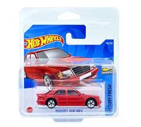 Hot Wheels Mercedes-Benz 500 E (Red) 2/10 Factory Fresh 2022 - 86/250 (Short Card) *** COMES IN A KLAS CAR KEEPER PROTECTIVE COLLECTORS CASE *** HCT95