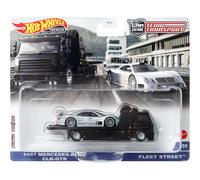 Hot Wheels Collector Fleet Street Transporter Collection Vehicle for Ages 3 and Up, HKF46