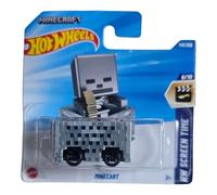 Hot Wheels Minecraft Minecart, Screen Time Series, Die-Cast Vehicle, 146/250