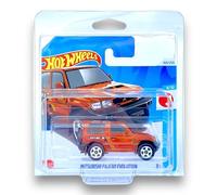 Hot Wheels Mitsubishi Pajero Evolution (Dark Orange) 8/10 HW J-Imports - 2024-169/250 (Short Card) - COMES IN A GENUINE KLAS CAR KEEPER PROTECTOR CASE - HTC45