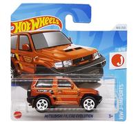 Hot Wheels - Mitsubishi Pajero Evolution - HW J-Imports 8/10 - HTC45 - Short Card - Ralliart - Orange Metallic - Mattel 2024 - 1:64