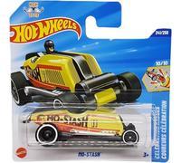 Hot Wheels - Mo-Stash - Celebration Racers 10/10 - JBB46 - Short Card - Yellow - Racing Roadster - Mattel 2025 - 1:64