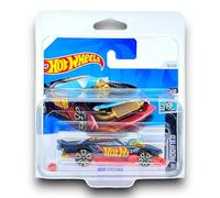Hot Wheels Mod Speeder (Black, Red & Yellow) 1/10 HW Modified - 2024-10/250 (Short Card) - COMES IN A KLAS CAR KEEPER SHORT CARD PROTECTOR CASE - HTB64