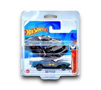 Hot Wheels Mod Speeder (Gunmetal Grey) 10/10 Muscle Mania - 2023-206/250 (Short Card) - COMES IN A KLAS CAR KEEPER PROTECTIVE COLLECTORS CASE - HKG59