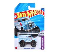 Hot Wheels Monster Dairy Delivery HYX93 HW Designed by 5/5 Short Card Blue Van Mattel 2025 1:64