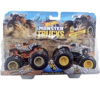 Hot Wheels Monster Truck Demolition Doubles HW Safari vs Wild Streak 1:64