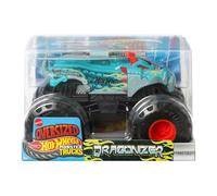 Hot Wheels Monster Trucks 1:24 Scale Robo Dragon Toy Vehicle for Ages 3+