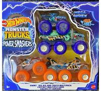 Hot Wheels Monster Trucks Power Smashers Toy Truck & Big Rig Multipack (4 Toy Trucks)