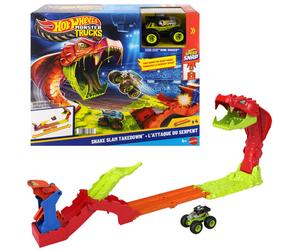 HOT WHEELS Monster Trucks 1:64 Scale Snake Slam Takedown