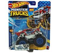 Hot Wheels Monster Trucks 2023 1:64 Scale Back to Basics 2/6 Night Shifter
