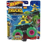 Hot Wheels Monster Trucks 2023 1:64 Scale Freestyle Wreckers 7/11 Board to be Wild