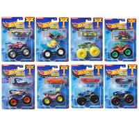 Hot Wheels Monster Trucks 8-Pack with Bonus Cars, GRH81-999R Bundle, Ages 3+