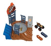 Mattel Hot Wheels Monster Trucks Shark Spin Out Playset Toys