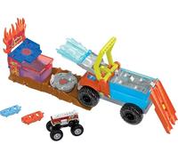 Hot Wheels Monster Trucks: Colour Shifters 5Alarm Rescue Set