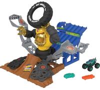 Hot Wheels Monster Trucks Arena Smashers MEGA-Wrex v Crushzilla Takedown Playset