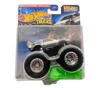 Hot Wheels Monster Trucks Back to the Future Time Machine, Die-Cast Vehicle, FYJ44