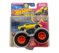 Hot Wheels Monster Trucks Barbie Corvette XL, Yellow Die-Cast Vehicle, 2025 Collection