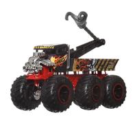 Hot Wheels Monster Trucks Big Rigs (Assorted Styles, One Random Item), 1:64 Scale Toy Truck with 6 Wheels, Haul or Tow Other Vehicles, HWN86