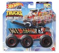 Hot Wheels Monster Trucks Big Rigs Die-Cast Toy Vehicle with Integrated Tow Hook
