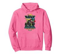 Hot Wheels Monster Trucks - Bone Shaker Pullover Hoodie, Adult Unisex, Bright Pink, Small