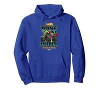 Hot Wheels Monster Trucks - Bone Shaker Pullover Hoodie, Adult Unisex, Royal Blue, Medium