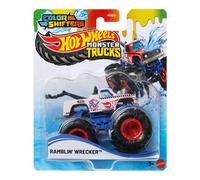 Hot Wheels Monster Trucks Ramblin Wrecker Color Shifter 1:64 Scale Toy Vehicle for Ages 3+