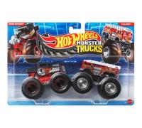 Hot Wheels Monster Trucks Demolition Doubles (Bone Shaker & 5 Alarm JLV72)
