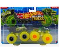 Hot Wheels Monster Trucks Demolition Doubles (Loco Punk & Hotweiler - JLV79)