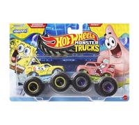 Hot Wheels Monster Trucks Demolition Doubles (Spongebob & Patrick JCC81)