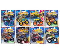 Hot Wheels Monster Trucks Die-Cast Vehicles, 1:64 Scale, Bundle of 8, FYJ44-993E