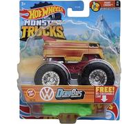 Hot Wheels Monster Trucks Drag Bus, Re-Crushable 29/75 1:64 Scale die cast