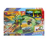 Hot Wheels Monster Trucks Dragon Race With 2 Cars Top Quality