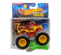 Hot Wheels Monster Trucks Dragonizer, 2025 Edition, Red and Yellow Die-Cast Vehicle