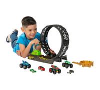 Hot Wheels Monster Trucks Epic Loop Challenge Track Playset 8 Die-Cast Cars