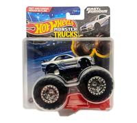 Hot Wheels Monster Trucks Fast and Furious Nissan Skyline, Die-Cast Vehicle, Silver