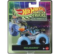 Hot Wheels Monster Trucks Glow in The Dark 2025 Skelesaurus 1:64 Scale