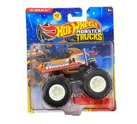 Hot Wheels Monster Trucks Lil' Haulin' 64, Freestyle Wreckers 2/12, Includes Crushed Car, Diecast