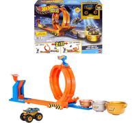 Hot Wheels Monster Trucks LOOP-AND-FLIP TROPHY CHALLENGE Playset