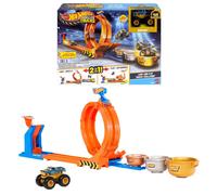 Hot Wheels Bigfoot Challenge Trophy Car Track