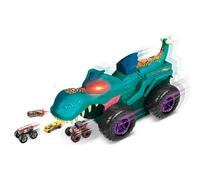Hot Wheels Monster Trucks Mega Wrex Chews Cars With Lights And Sounds Multicolor